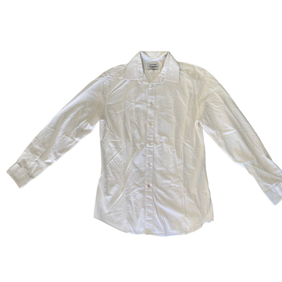 Men's Extreme Slim Fit Calvin Klein White Shirt - Picture 1 of 8